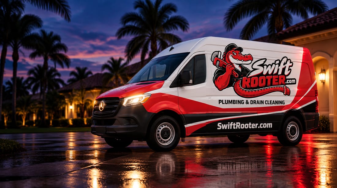 SwiftRooter service van, fully stocked and ready to roll